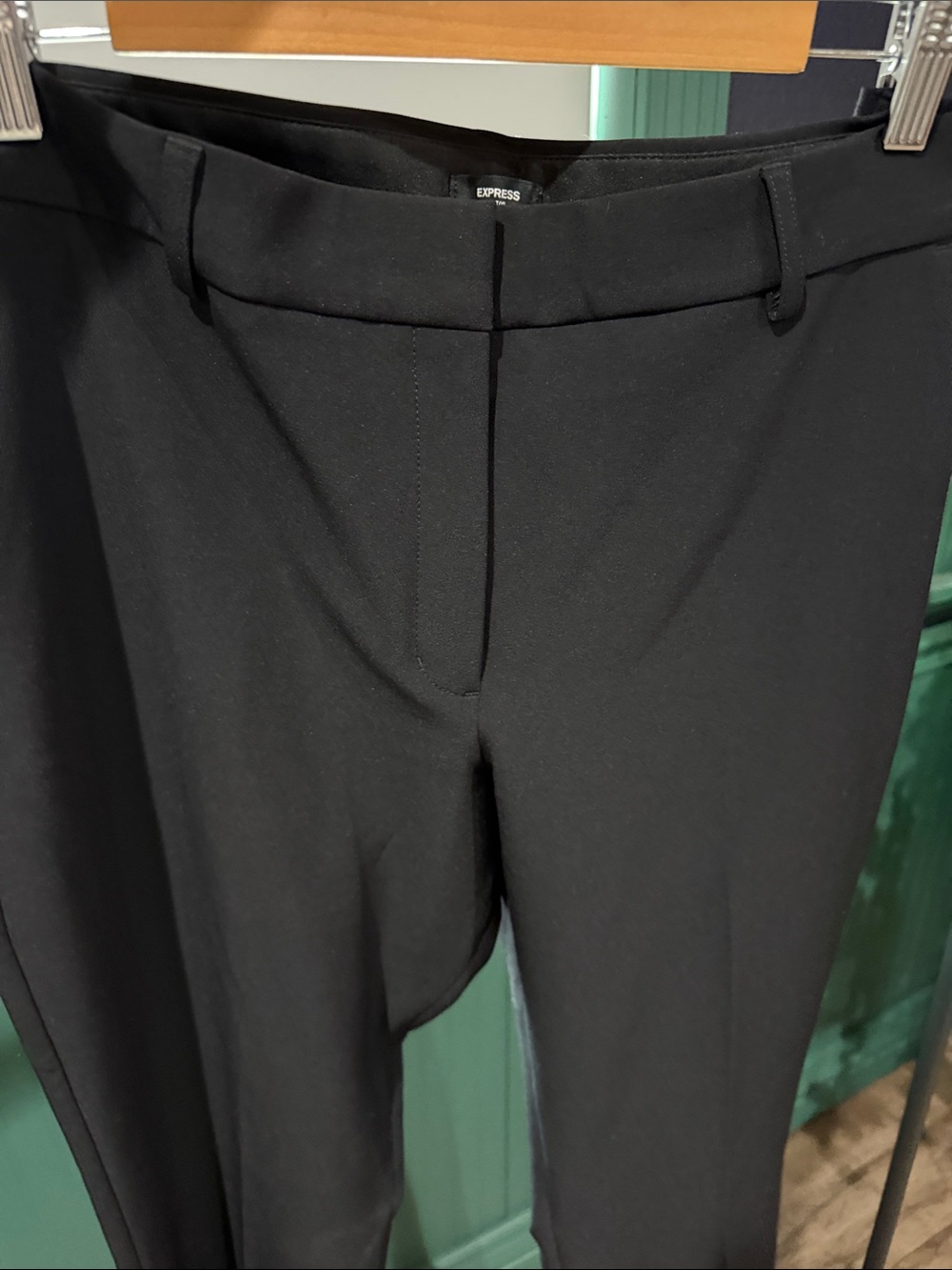 Express Black Stretch Dress Trousers